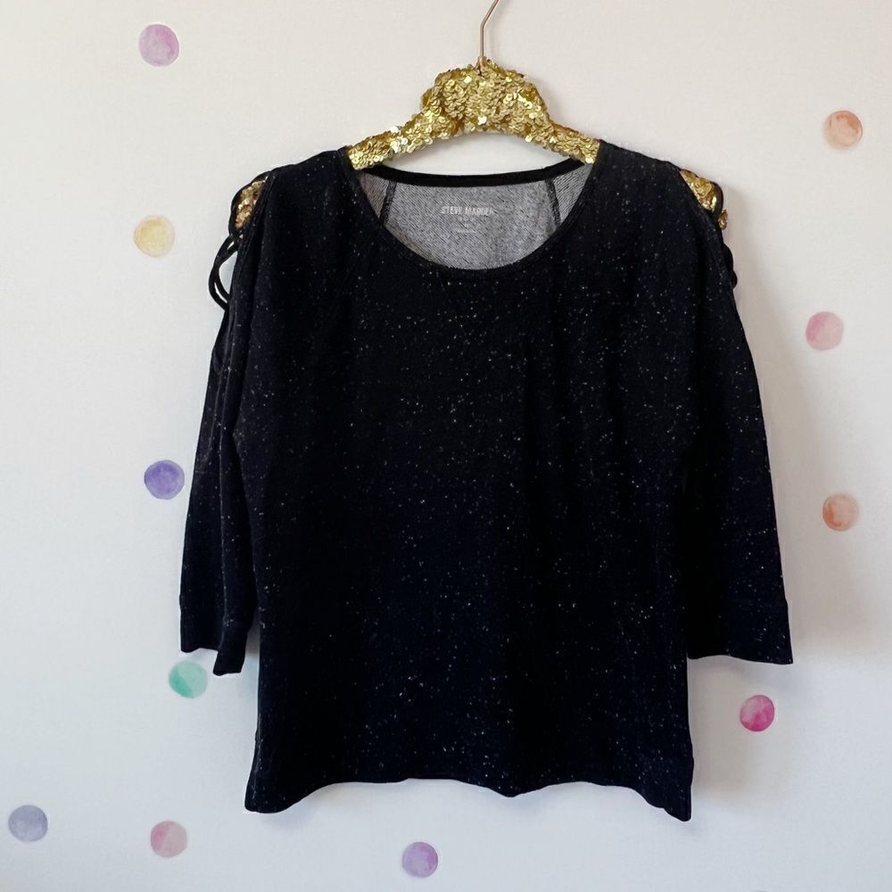 Steve Madden cold shoulder sweatshirt